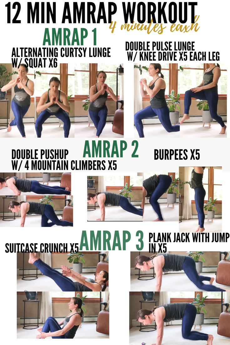 Simple At Home Amrap Workouts for Women