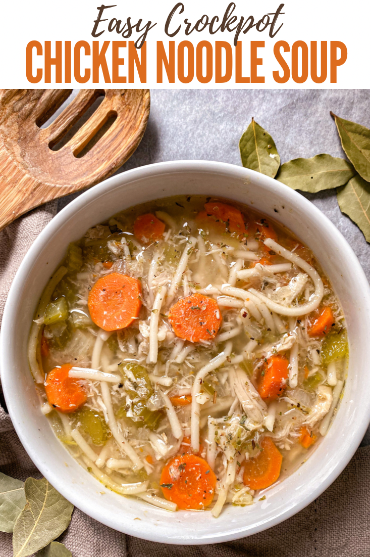 Easy Crockpot Chicken Noodle Soup